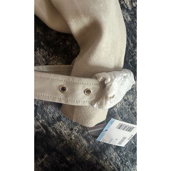 Faux Suede Coat & Fur Collar (removable) Women’s XL NEW Simply Styled by Sears - Picture 9 of 9